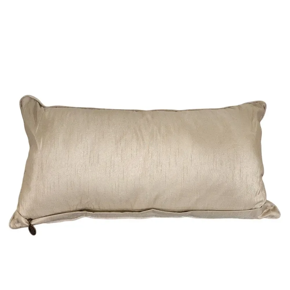 Pier 1 Decorative Pillow City Dogs in the Fall Cushion Fall Embroidered Decor